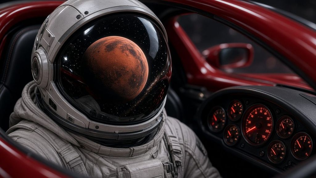 Cockpit visor view